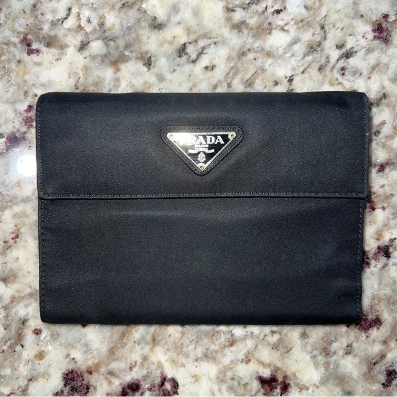 Prada Handbags - Prada Nylon Trifold Wallet
